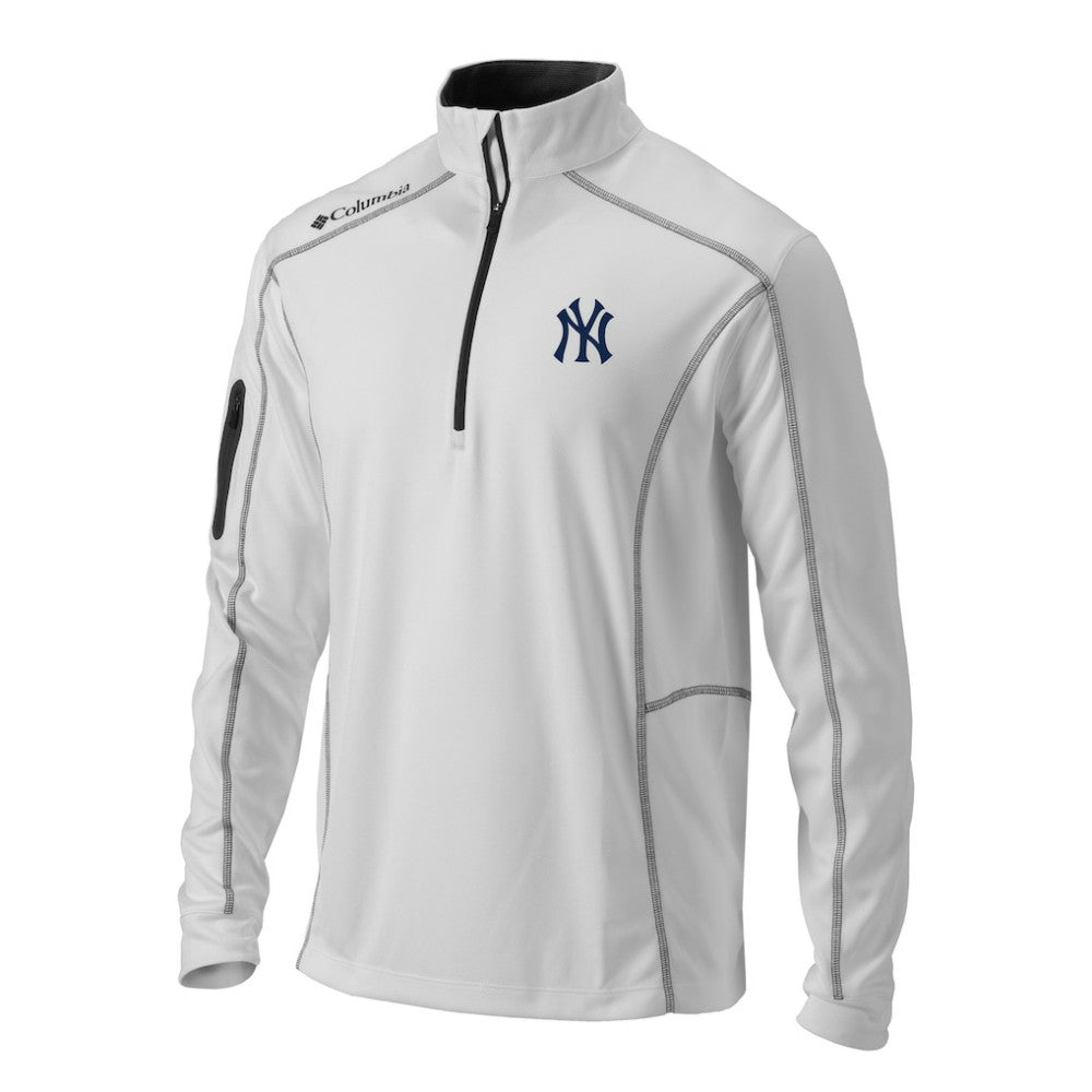 MLB New York Yankees Columbia Omni-Wick Shotgun Quarter-Zip Pullover Top