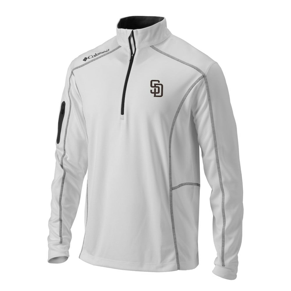 MLB San Diego Padres Columbia Omni-Wick Shotgun Quarter-Zip Pullover Top
