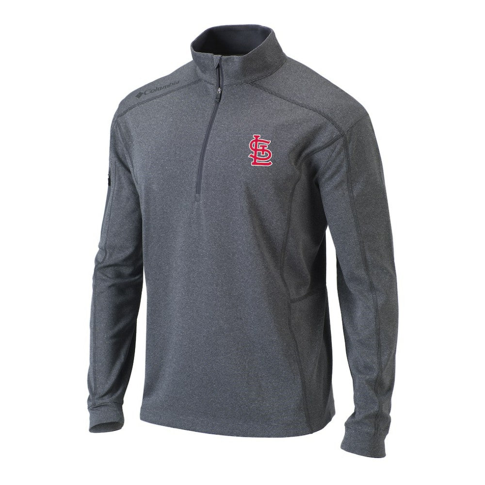 MLB St. Louis Cardinals Columbia Omni-Wick Shotgun Quarter-Zip Pullover Top