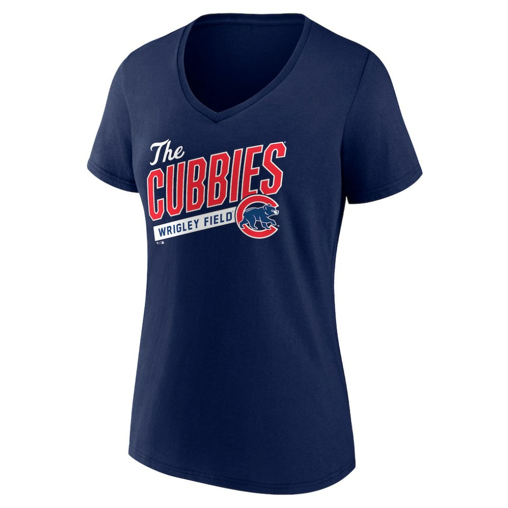 MLB Chicago Cubs Women's Hometown Collection Those Cubbies V-Neck T-Shirt
