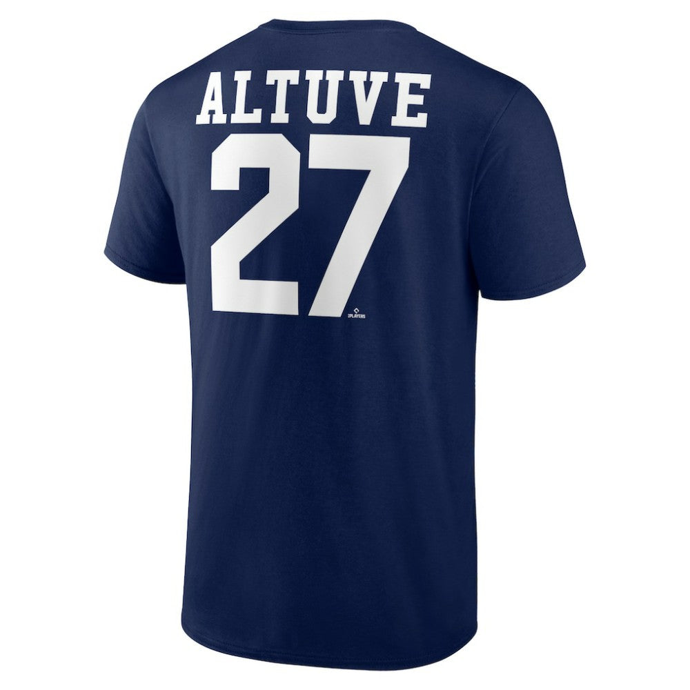 MLB Jose Altuve Houston Astros Player Icon Name & Number T-Shirt