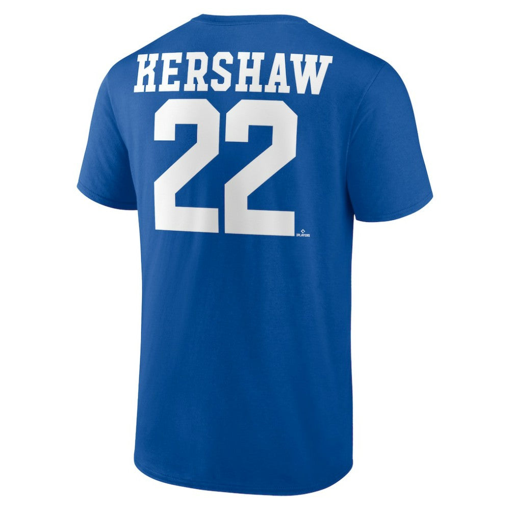 MLB Clayton Kershaw Los Angeles Dodgers Player Icon Name & Number T-Shirt