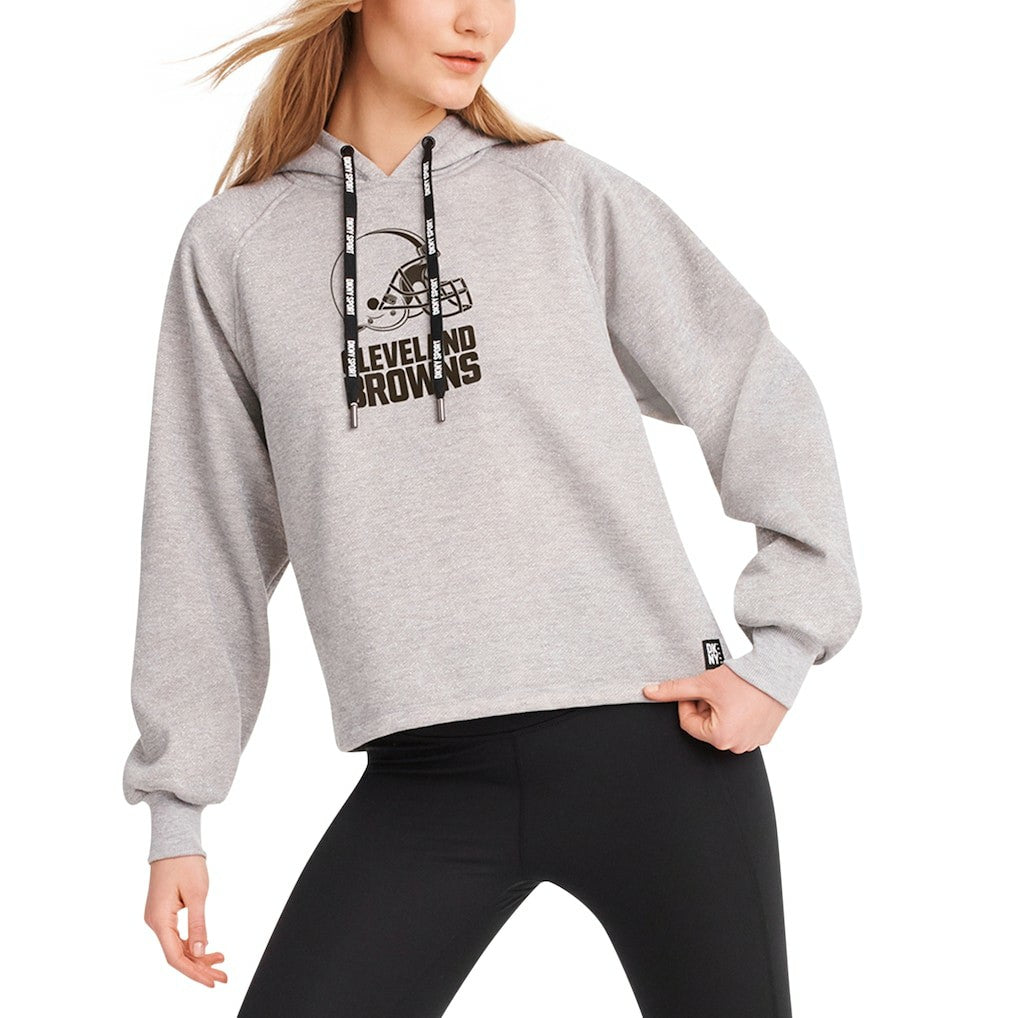 DKNY Sport Women's Debbie Dolman Raglan Pullover Hoodie - Cleveland Browns