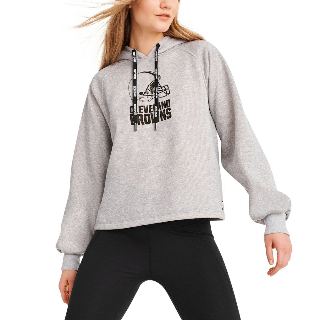DKNY Sport Women's Debbie Dolman Raglan Pullover Hoodie - Cleveland Browns