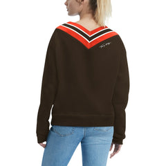 Tommy Hilfiger Women's Heidi Raglan V-Neck Sweater - Cleveland Browns