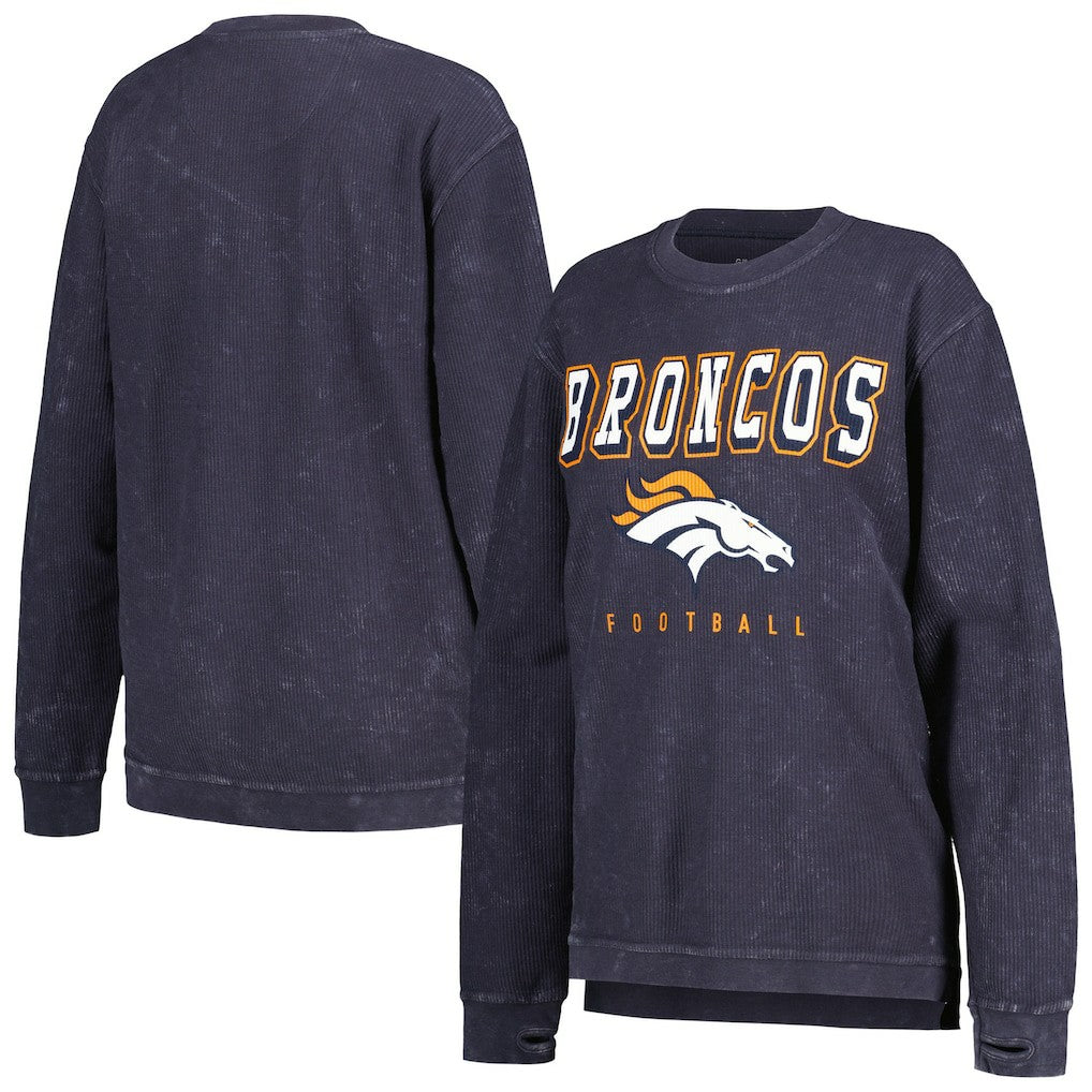 G-III 4Her by Carl Banks Women's Comfy Cord Pullover Sweatshirt - Denver Broncos