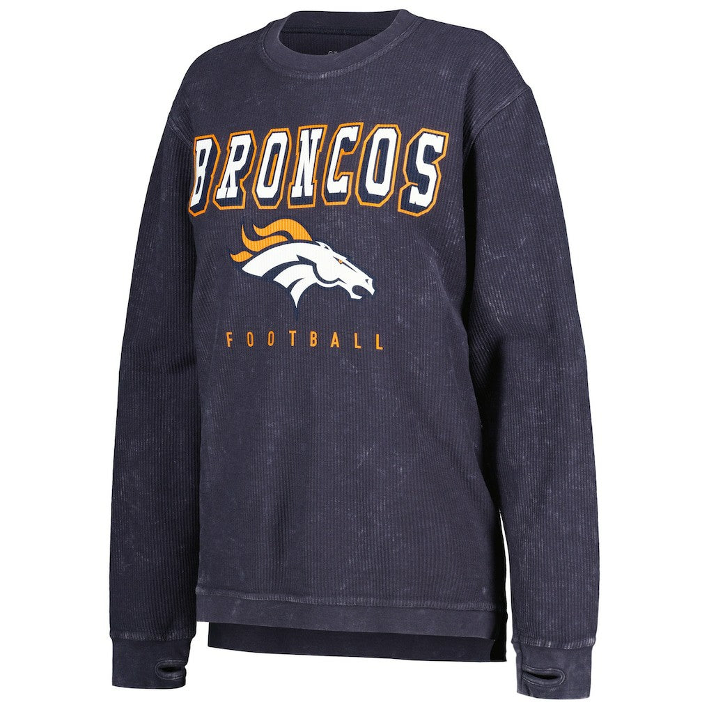 G-III 4Her by Carl Banks Women's Comfy Cord Pullover Sweatshirt - Denver Broncos