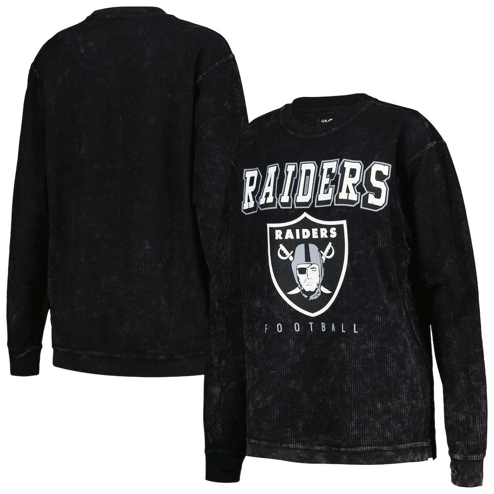 G-III 4Her by Carl Banks Women's Comfy Cord Pullover Sweatshirt - Las Vegas Raiders