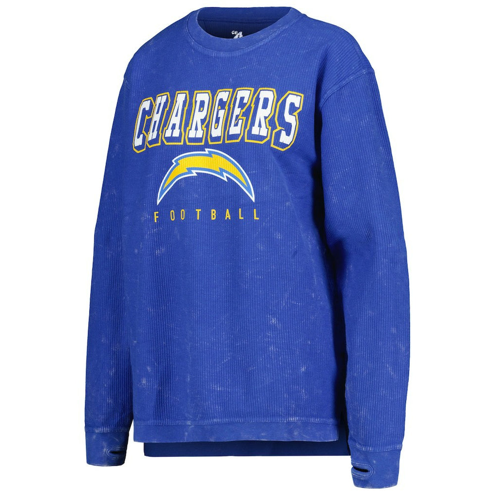 G-III 4Her by Carl Banks Women's Comfy Cord Pullover Sweatshirt - Los Angeles Chargers
