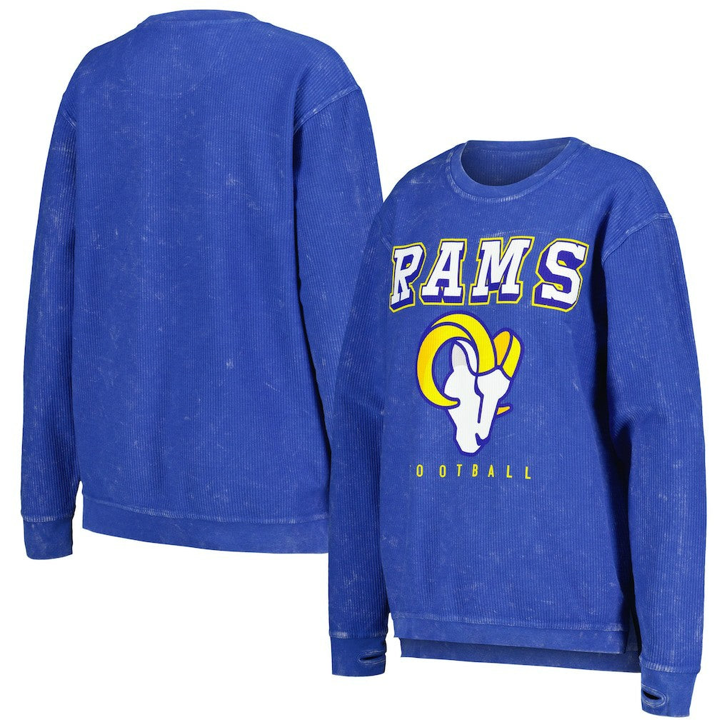 G-III 4Her by Carl Banks Women's Comfy Cord Pullover Sweatshirt - Los Angeles Rams