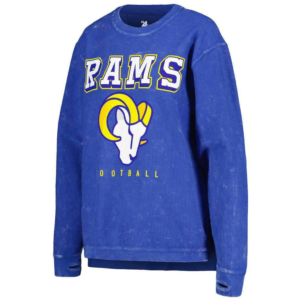 G-III 4Her by Carl Banks Women's Comfy Cord Pullover Sweatshirt - Los Angeles Rams