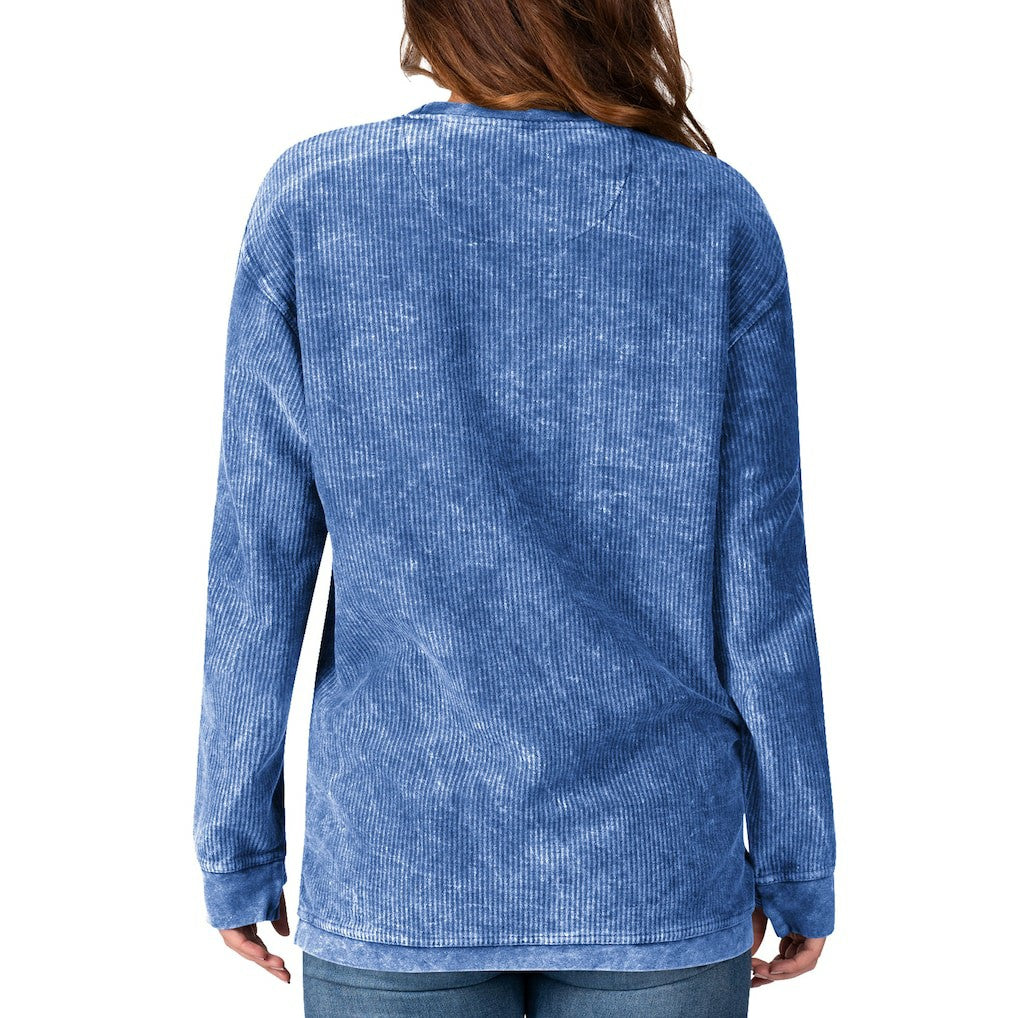 G-III 4Her by Carl Banks Women's Comfy Cord Pullover Sweatshirt - Los Angeles Rams