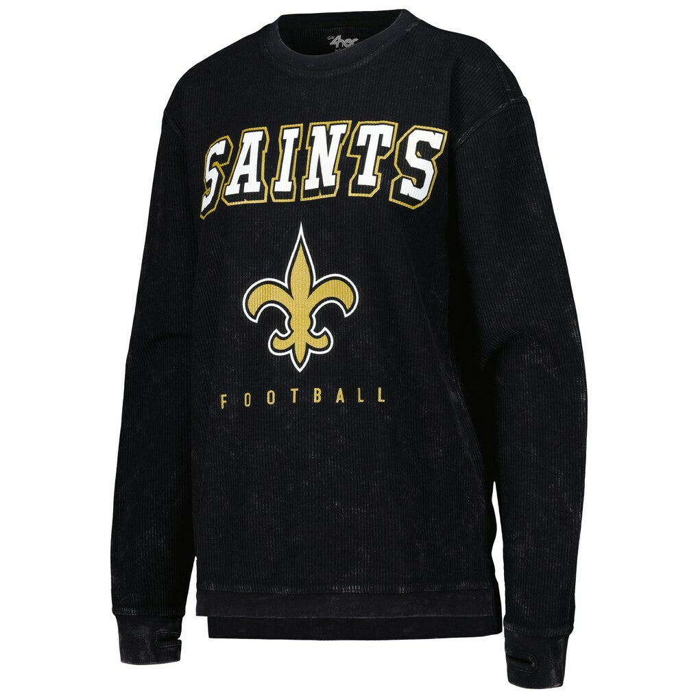 G-III 4Her by Carl Banks Women's Comfy Cord Pullover Sweatshirt - New Orleans Saints