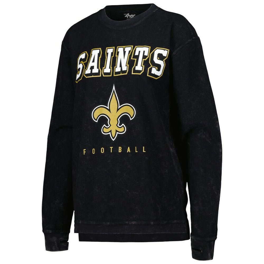 G-III 4Her by Carl Banks Women's Comfy Cord Pullover Sweatshirt - New Orleans Saints