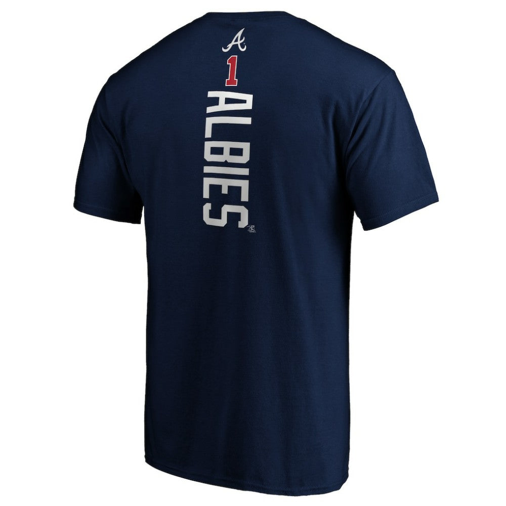 MLB Ozzie Albies Atlanta Braves Playmaker Name & Number T-Shirt
