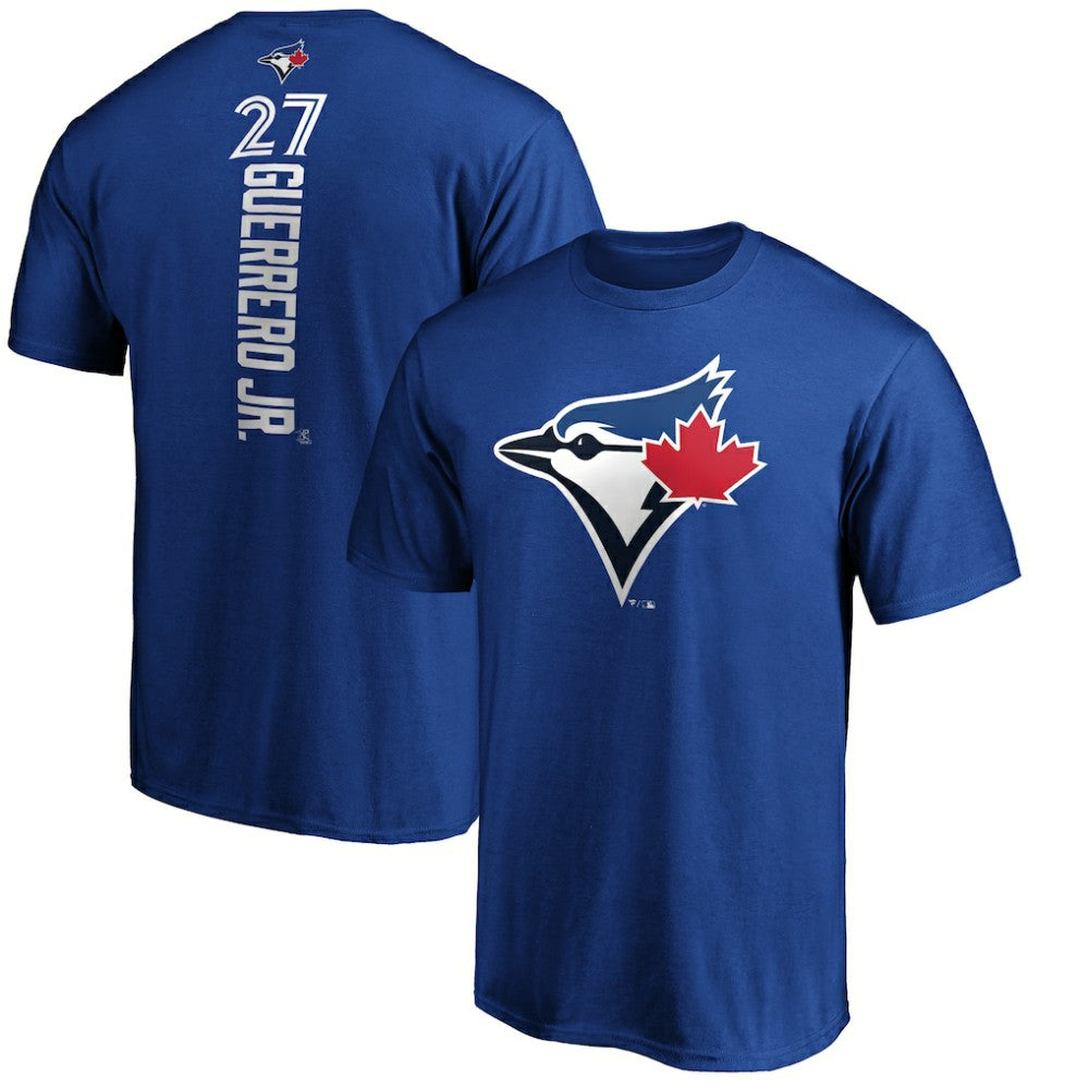 MLB Vladimir Guerrero Jr. Toronto Blue Jays Playmaker Name & Number T-Shirt