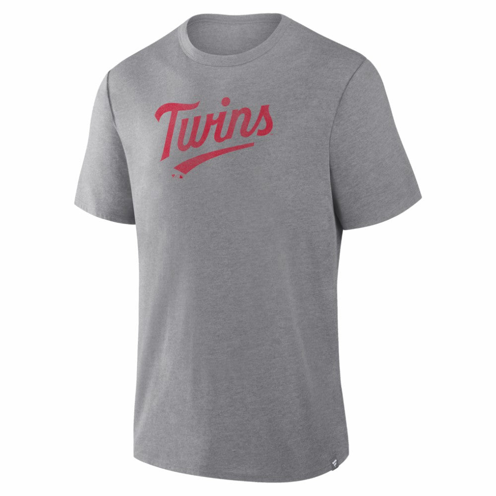 MLB Minnesota Twins Fanatics Play Tribute Tri-Blend T-Shirt