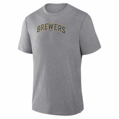 MLB Milwaukee Brewers Fanatics Play Tribute Tri-Blend T-Shirt