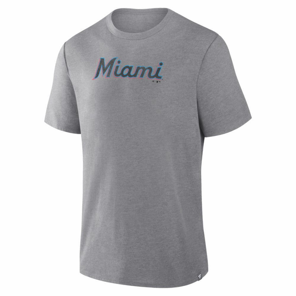 MLB Miami Marlins Fanatics Play Tribute Tri-Blend T-Shirt
