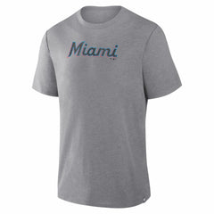 MLB Miami Marlins Fanatics Play Tribute Tri-Blend T-Shirt