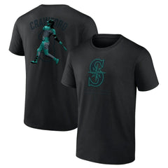 MLB J.P. Crawford Seattle Mariners Double Play Name & Number T-Shirt