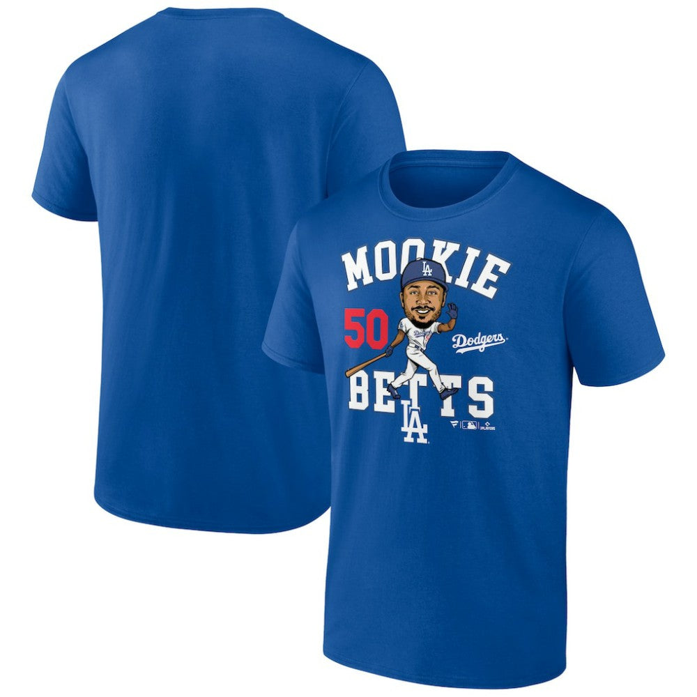 MLB Mookie Betts Los Angeles Dodgers Caricature T-Shirt