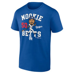 MLB Mookie Betts Los Angeles Dodgers Caricature T-Shirt