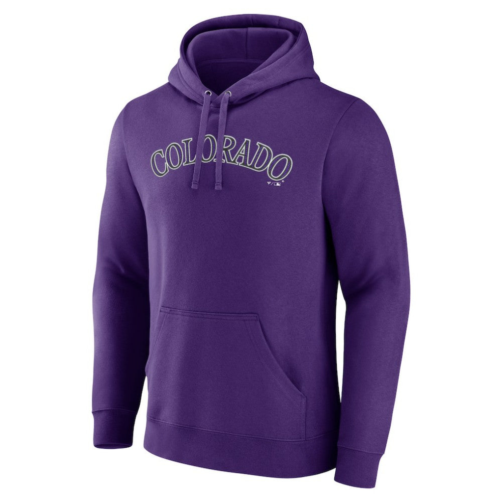 MLB Colorado Rockies Official Wordmark Pullover Hoodie