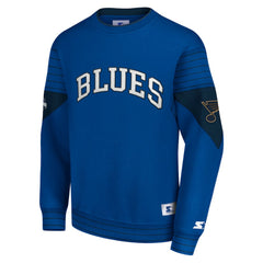 NHL Blue St. Louis Blues Starter Faceoff Pullover Sweatshirt