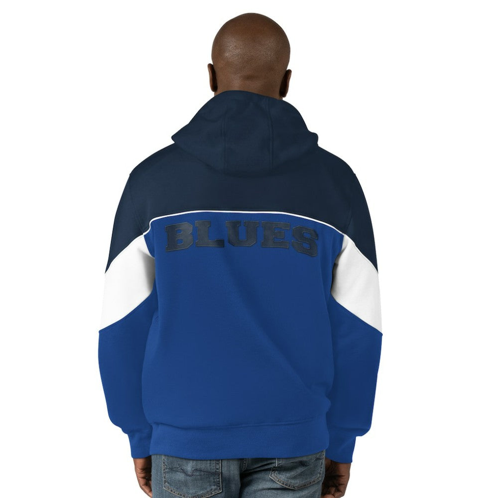 NHL Blue/Navy St. Louis Blues Starter Power Forward Full-Zip Hoodie