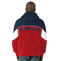 NHL Red/Navy Washington Capitals Starter Power Forward Full-Zip Hoodie