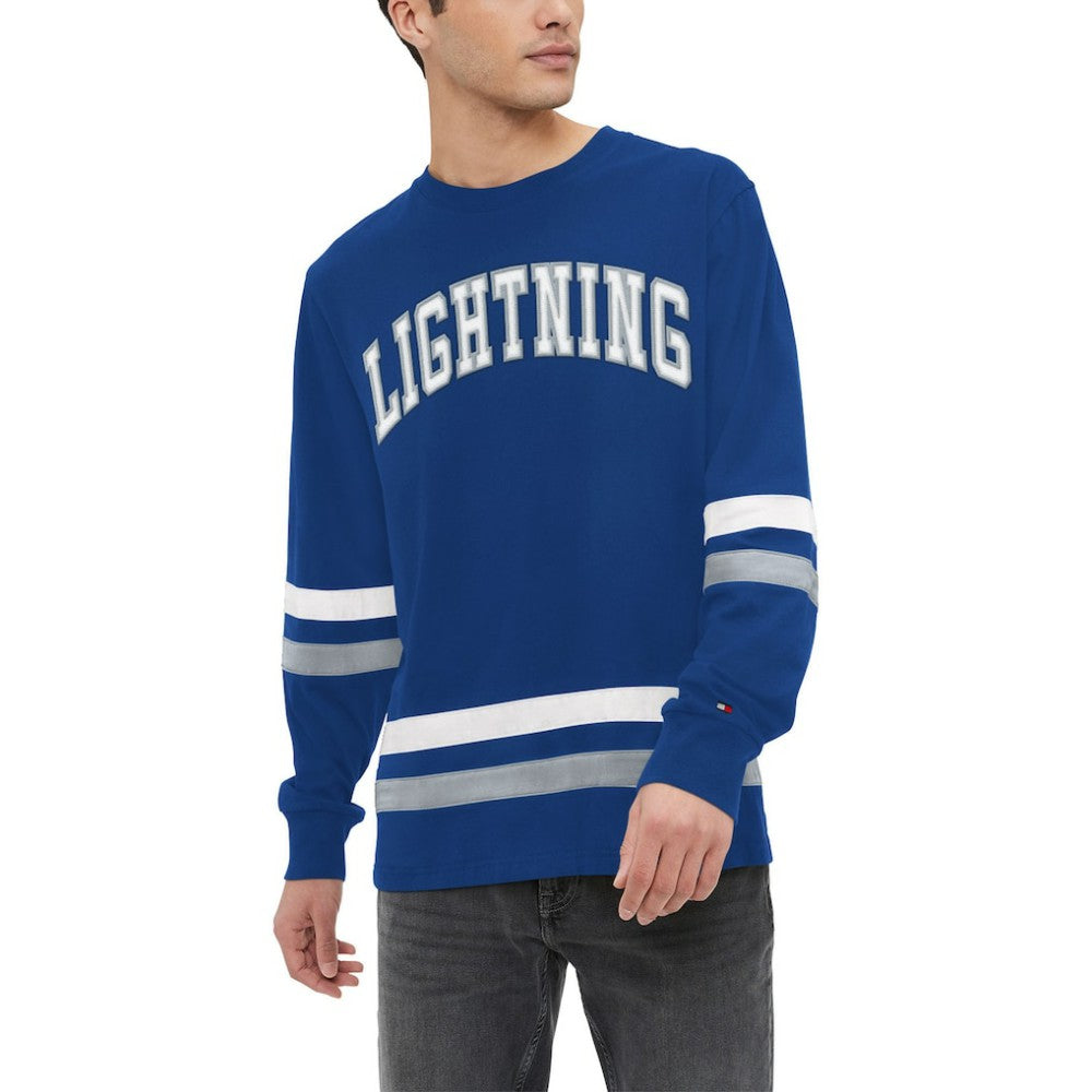 NHL Blue Tampa Bay Lightning Tommy Hilfiger Nolan Long Sleeve T-Shirt