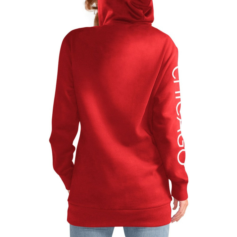 NHL Red Chicago Blackhawks G-III 4Her by Carl Banks Women's Overtime Pullover Hoodie