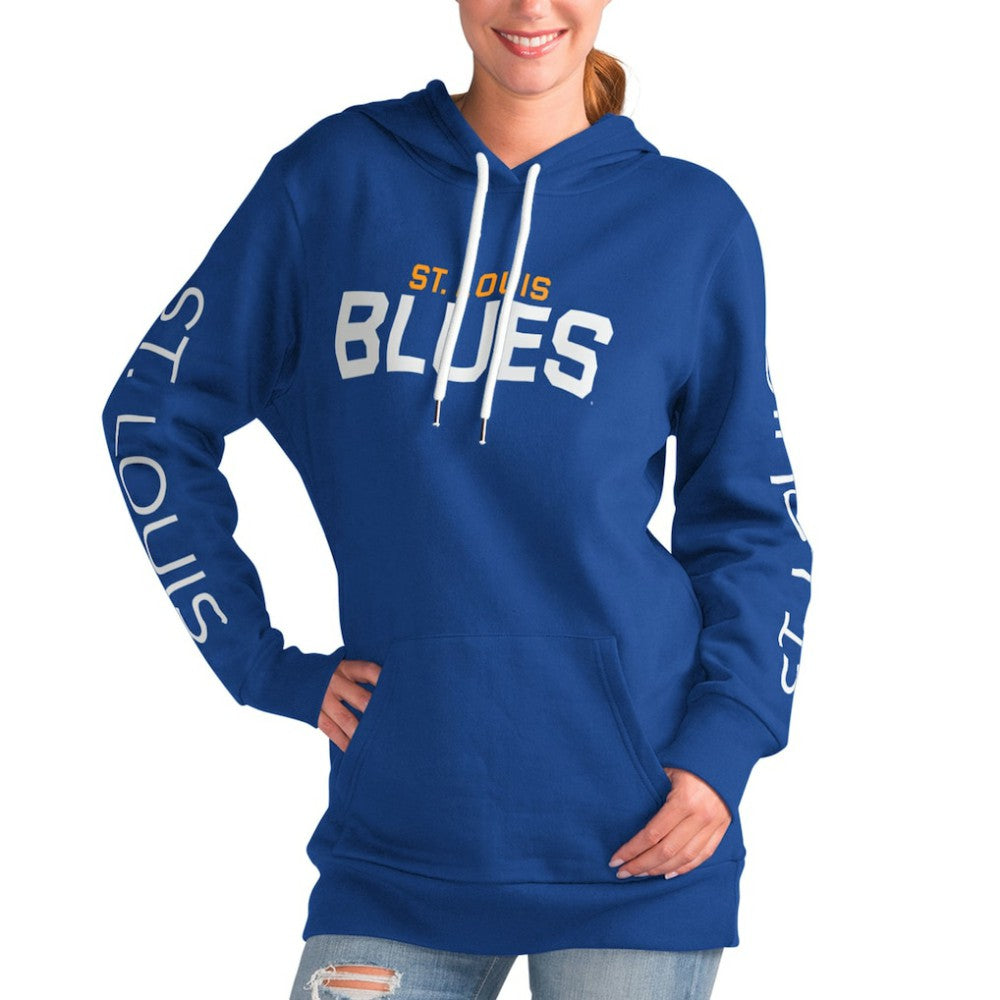 NHL Blue St. Louis Blues G-III 4Her by Carl Banks Women's Overtime Pullover Hoodie