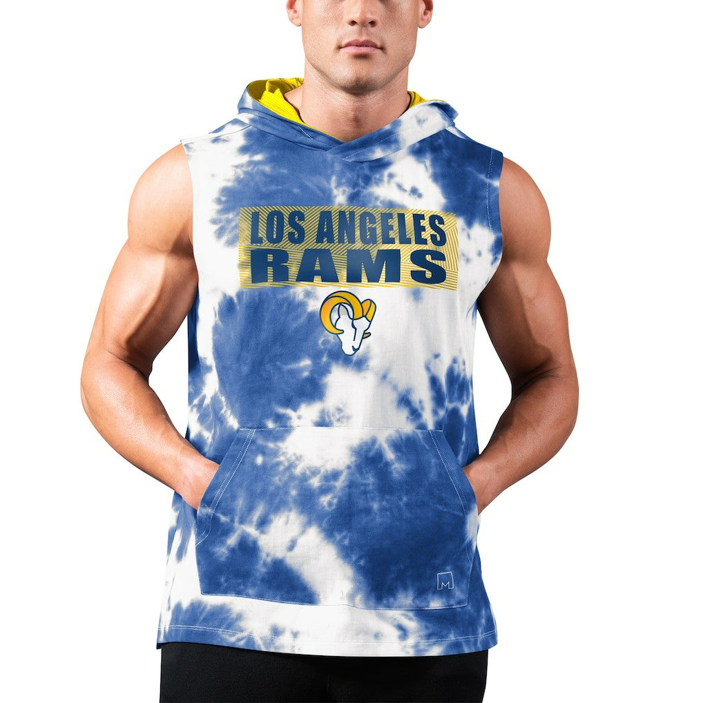 MSX by Michael Strahan Resistance Sleeveless Pullover Hoodie - Los Angeles Rams