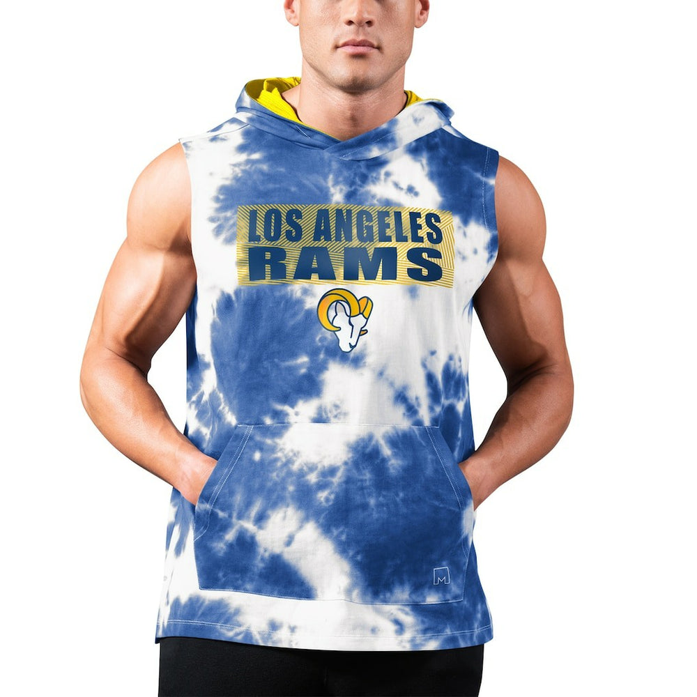 MSX by Michael Strahan Resistance Sleeveless Pullover Hoodie - Los Angeles Rams