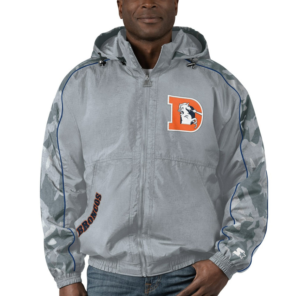 Starter Thursday Night Gridiron Throwback Full-Zip Jacket - Denver Broncos
