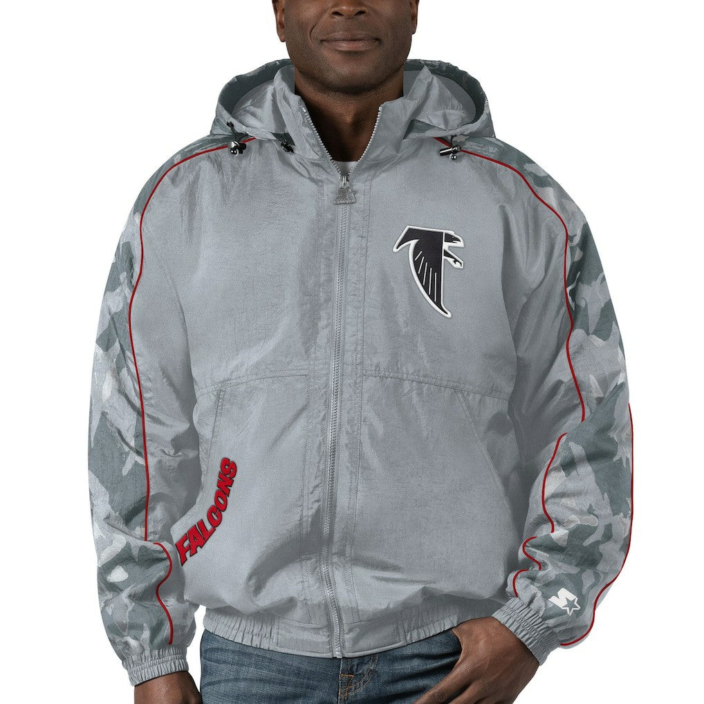 Starter Thursday Night Gridiron Throwback Full-Zip Jacket - Atlanta Falcons