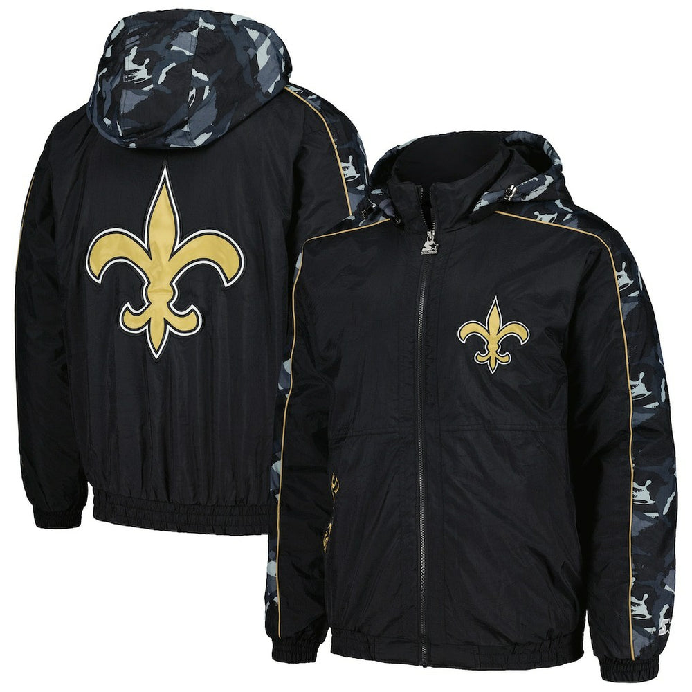 Starter Thursday Night Gridiron Full-Zip Hoodie - New Orleans Saints