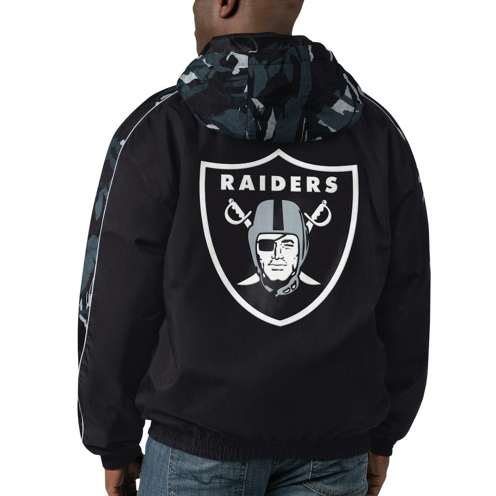Starter Thursday Night Gridiron Full-Zip Hoodie - Las Vegas Raiders