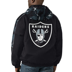 Starter Thursday Night Gridiron Full-Zip Hoodie - Las Vegas Raiders