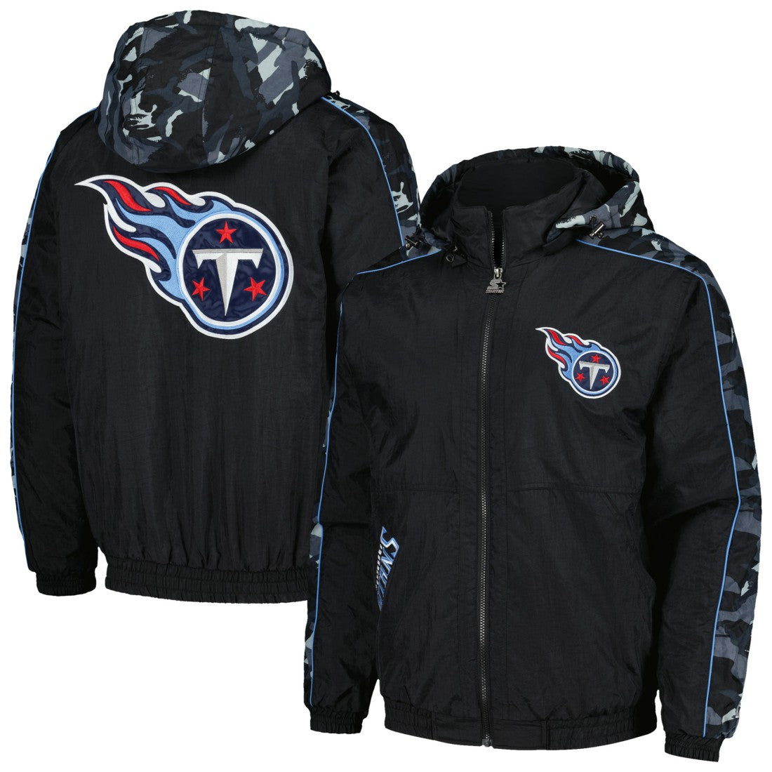 Starter Thursday Night Gridiron Full-Zip Hoodie - Tennessee Titans