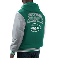 G-III Sports by Carl Banks Player Option Full-Zip Hoodie - New York Jets
