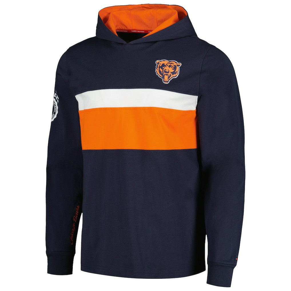 Tommy Hilfiger Morgan Long Sleeve Hoodie T-Shirt - Chicago Bears