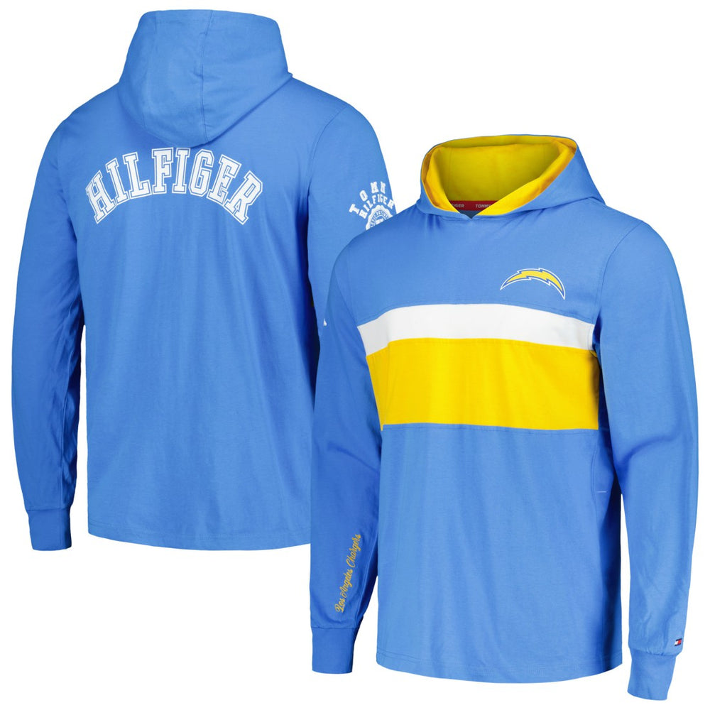Tommy Hilfiger Morgan Long Sleeve Hoodie T-Shirt - Los Angeles Chargers