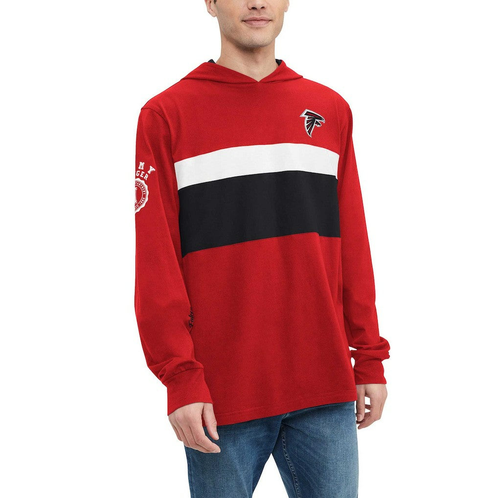 Tommy Hilfiger Morgan Long Sleeve Hoodie T-Shirt - Atlanta Falcons