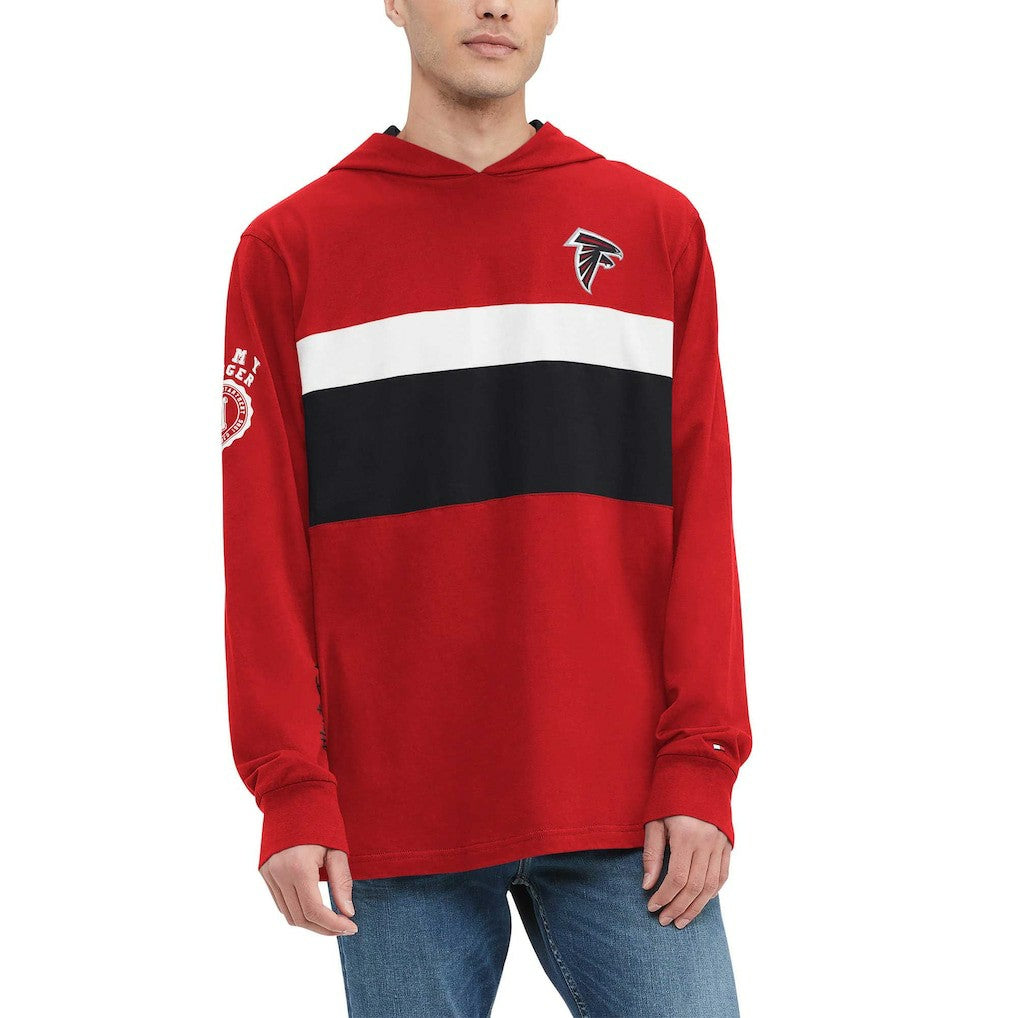 Tommy Hilfiger Morgan Long Sleeve Hoodie T-Shirt - Atlanta Falcons