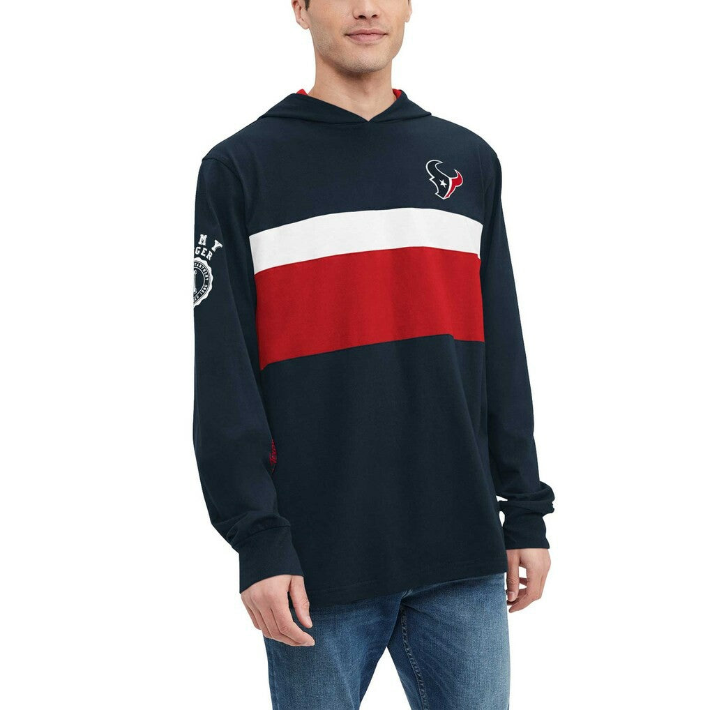 Tommy Hilfiger Morgan Long Sleeve Hoodie T-Shirt - Houston Texans