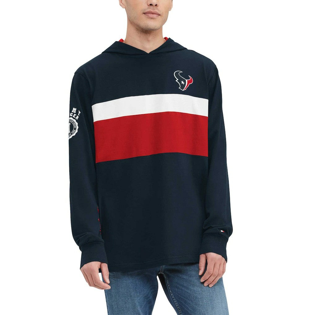 Tommy Hilfiger Morgan Long Sleeve Hoodie T-Shirt - Houston Texans