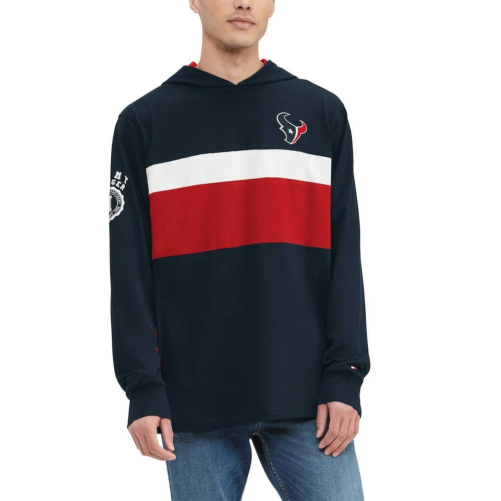 Tommy Hilfiger Morgan Long Sleeve Hoodie T-Shirt - Houston Texans